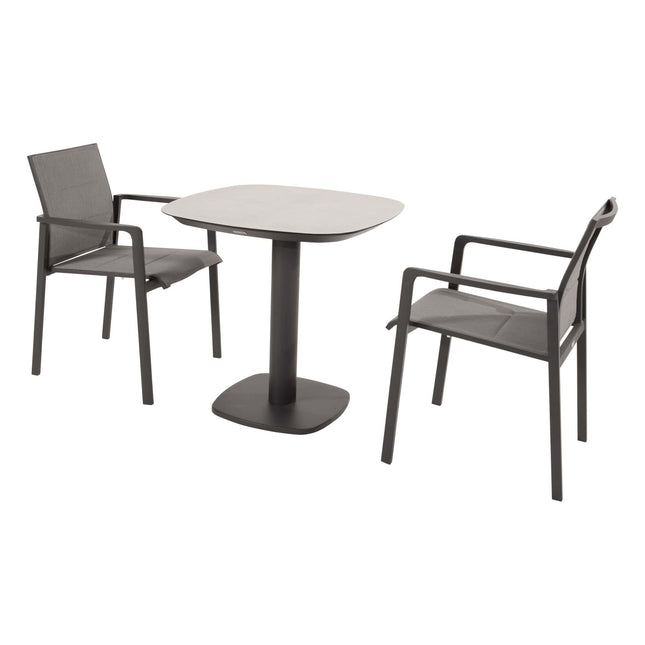 Taste 4SO Cortina dining + Manolo 75×75 cm antraciet - Image 1