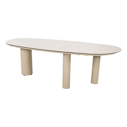 Taste 4SO Puglia dining stoel + Denia tafel met geprint keramisch tafelblad barrel latte 240 cm - Image 8
