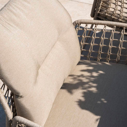 Taste 4SO Albano dining stoel (6 st.) + Prado tafel met keramisch tafelblad barrel latte 240 cm