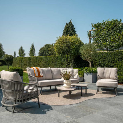 Taste 4SO Alicante loungeset: 3-zits bank + 2x lounge stoel + footstool - Image 3