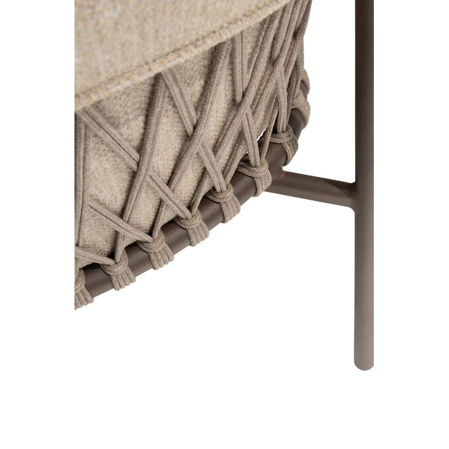 4 Seasons Outdoor Allora dining stoel terre + Taste 4SO Prado tafel met keramisch tafelblad barrel terre 240 cm
