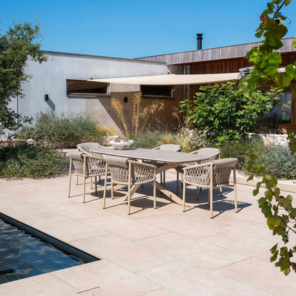 4 Seasons Outdoor Allora dining stoel latte incl. kussen