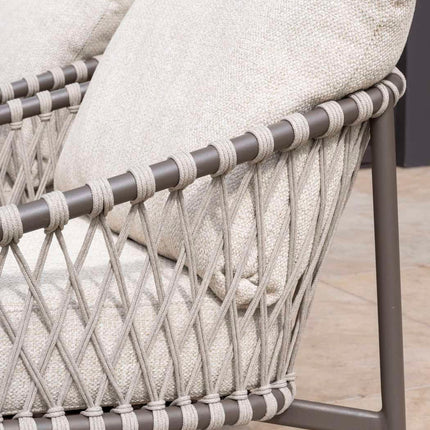 4 Seasons Outdoor Allora loungeset + Sofie salontafels terre