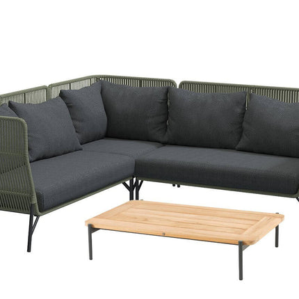 4 Seasons Outdoor Altoro loungeset + Yoga salontafel 120 cm teak - Image 1