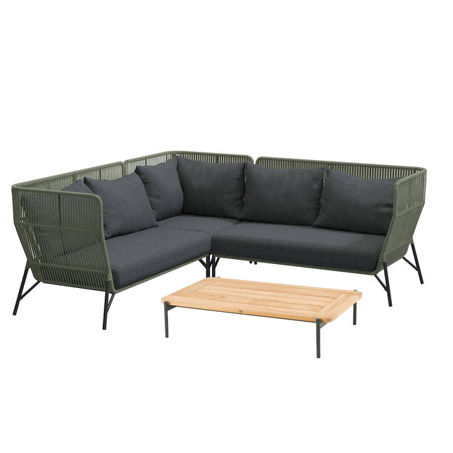 4 Seasons Outdoor Altoro loungeset + Yoga salontafel 120 cm teak - Image 1