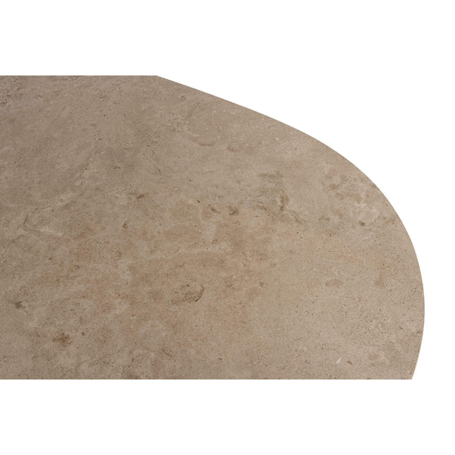 4 Seasons Outdoor Arizona tafel keramisch blad kiezel-vorm 240 x 120 cm