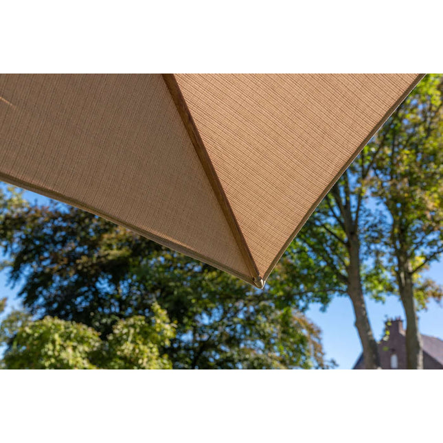 4 Seasons Outdoor Hacienda 300 x 400 cm. zand met houtlook frame