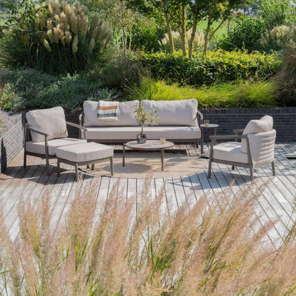 Taste 4SO Barolo loungeset: 3-zits bank + 2x lounge stoel + Demi salontafels - Image 2