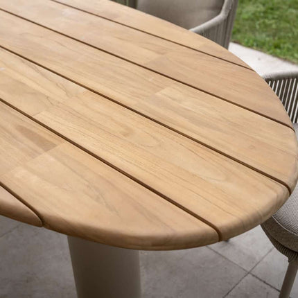 Taste 4SO Florence dining + Estate tafel met teak tafelblad latte 240×105 cm - Image 7