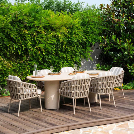 4 Seasons Outdoor Beverly dining + Hampton tafel mortex 240 cm - Image 3