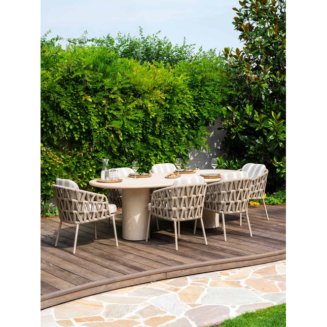 4 Seasons Outdoor Beverly dining + Hampton tafel mortex 240 cm - Image 3