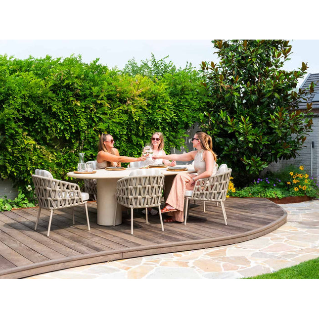 4 Seasons Outdoor Beverly dining + Hampton tafel mortex 240 cm - Image 4