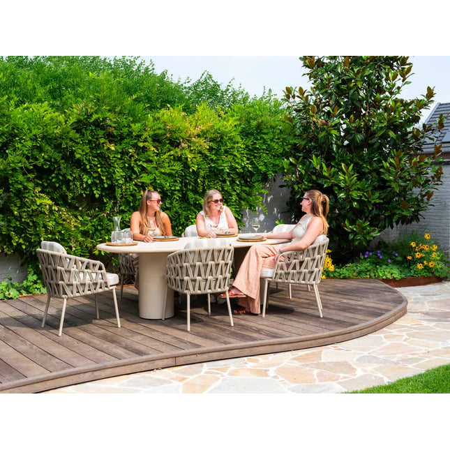4 Seasons Outdoor Beverly dining + Hampton tafel mortex 240 cm - Image 2