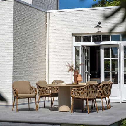 4 Seasons Outdoor Biarritz dining set Amber + Hampton ovale tafel 240 cm - Image 7