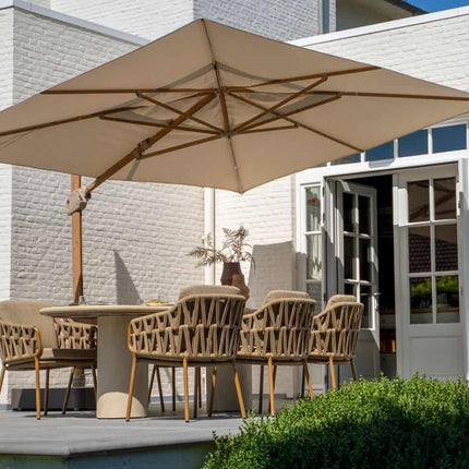 4 Seasons Outdoor Biarritz dining set Amber + Hampton ovale tafel 240 cm - Image 2