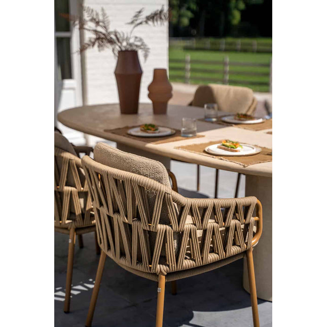 4 Seasons Outdoor Biarritz dining set Amber + Hampton ovale tafel 300 cm - Image 4
