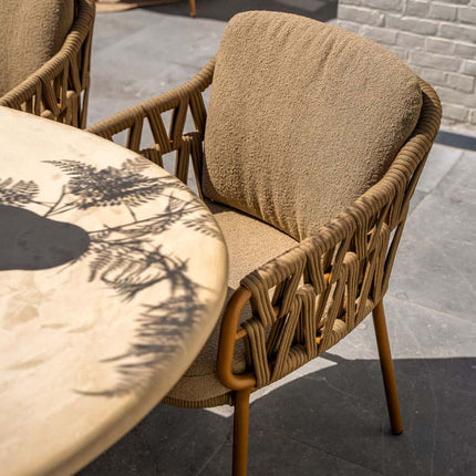 4 Seasons Outdoor Biarritz dining set Amber + Hampton ovale tafel 240 cm - Image 4