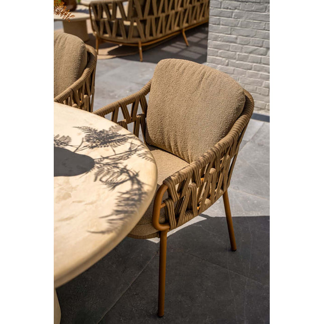 4 Seasons Outdoor Biarritz dining set Amber + Hampton ovale tafel 300 cm - Image 3