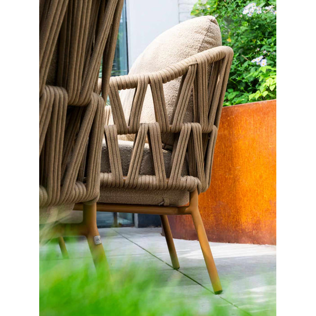 4 Seasons Outdoor Biarritz low dining set Amber + Colorado tafel 160 Ø cm - Image 2