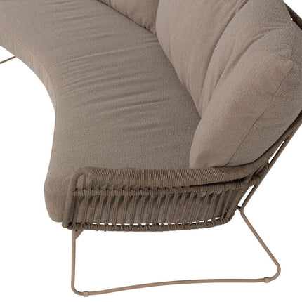 4 Seasons Outdoor Botanic organische 3-zits lounge bank incl. 3 kussens