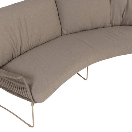 4 Seasons Outdoor Botanic organische 3-zits lounge bank incl. 3 kussens