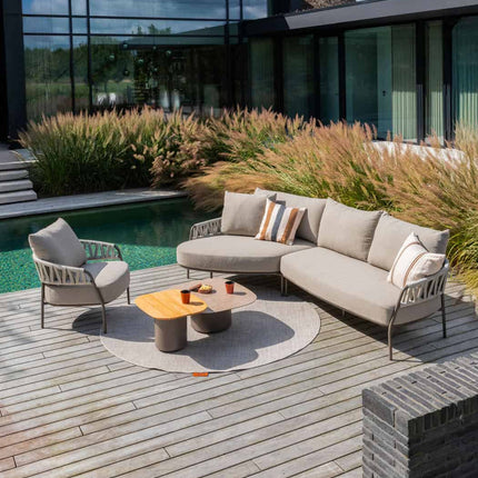 Taste 4SO Calma chaise lounge bank + salute tafel 120×65 cm terre - Image 2