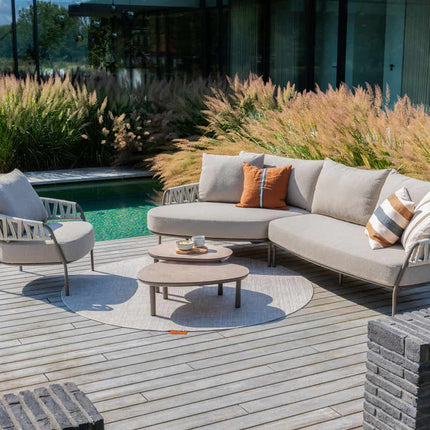 Taste 4SO Calma chaise lounge bank + salute tafel 120×65 cm terre - Image 3