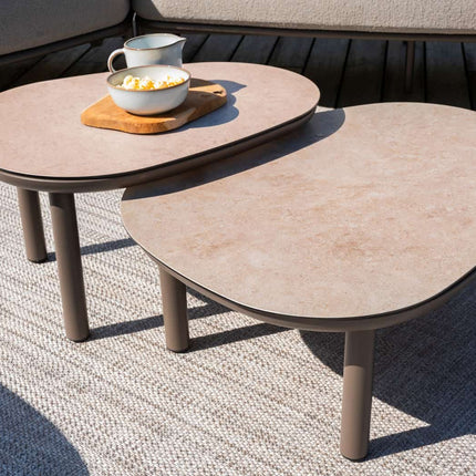 Taste 4SO Puglia modulaire set terre + lounge stoel incl. 2 kussens + Monroe set van 2 salontafels - Image 7