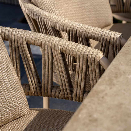 Taste 4SO Calma high dining + Soho tafel met keramiek tafelblad 220×75 cm latte - Image 7