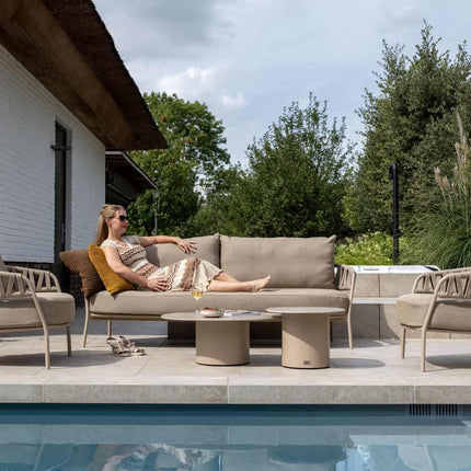 Taste 4SO Calma 3-zits bank + 2x lounge stoel + Monroe salontafels - Image 6