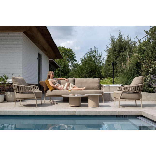 Taste 4SO Calma 3-zits bank + 2x lounge stoel + Monroe salontafels - Image 6