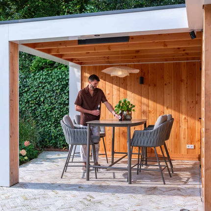 Taste 4SO Cannes high dining + Soho tafel met keramiek tafelblad 220×75 cm terre - Image 6