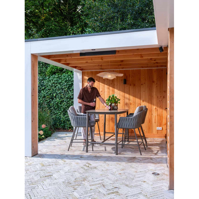 Taste 4SO Cannes high dining + Soho tafel met keramiek tafelblad 220×75 cm terre - Image 6