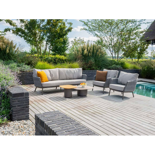 Taste 4SO Cannes loungeset: 3-zits bank + 2x lounge stoel - Image 2