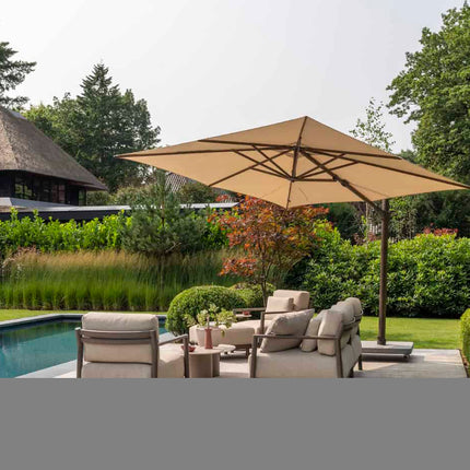 4 Seasons Outdoor Capresi loungeset + Volta salontafels terre