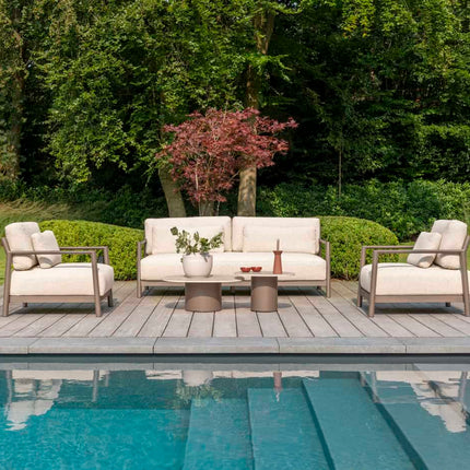 4 Seasons Outdoor Capresi loungeset + Volta salontafels terre