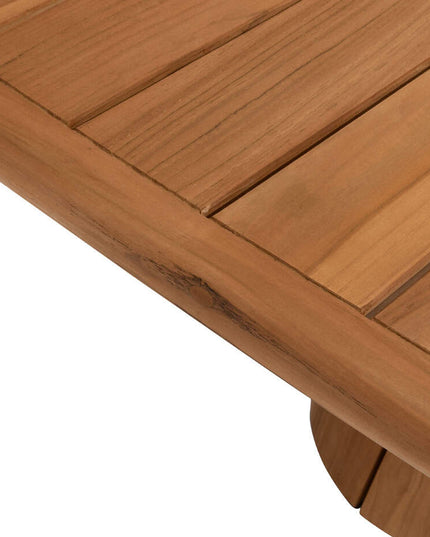 4 Seasons Outdoor Bernini dining stoel + Taste 4SO Capri tafel barrel-vorm teak 280 cm