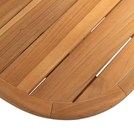 Taste 4SO Puglia low dining stoel + Capri low dining tafel barrel teak 240 cm