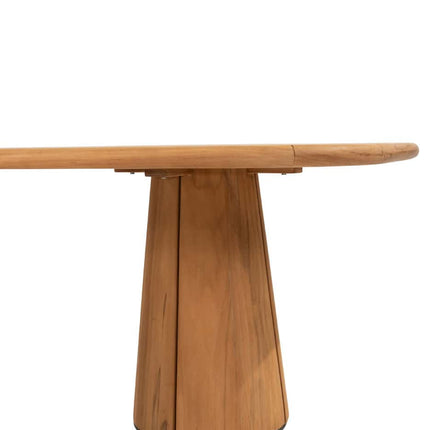 4 Seasons Outdoor Montera dining + Taste 4SO Capri tafel barrel-vorm teak 240 x 110 cm - Image 9