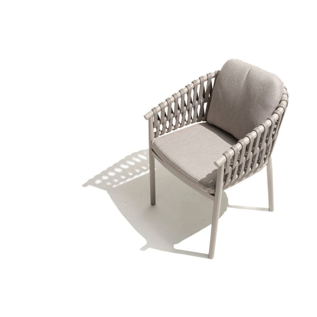 Taste 4SO Catalana dining stoel + Manolo tafel cloud met geprint keramiek tafelblad 240 cm