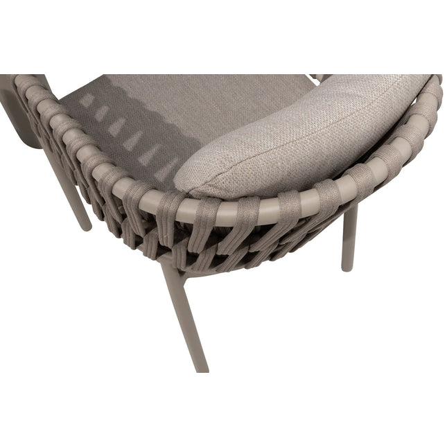 Taste 4SO Catalana dining stoel + Manolo tafel cloud met geprint keramiek tafelblad 240 cm