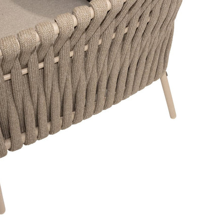 4 Seasons Outdoor Comino loungebank + low dining stoel