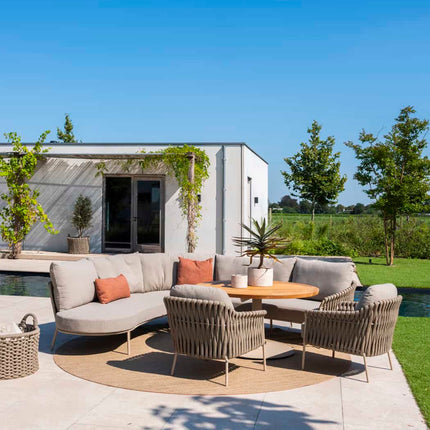 4 Seasons Outdoor Comino low dining stoel incl. 2 kussens