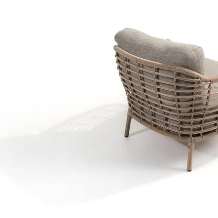 4 Seasons Outdoor Como bistro loungeset harvest + Verdi bijzettafel latte 45 Ø cm