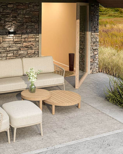 4 Seasons Outdoor Como loungeset harvest + Finn salontafels