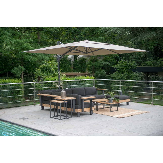 4 Seasons Outdoor Hacienda 300 x 400 cm charcoal