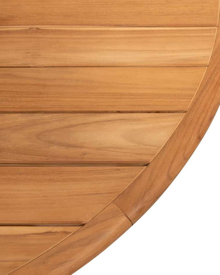 4 Seasons Outdoor Allora dining stoel latte + Taste 4SO Corsica tafel teak 160 Ø cm