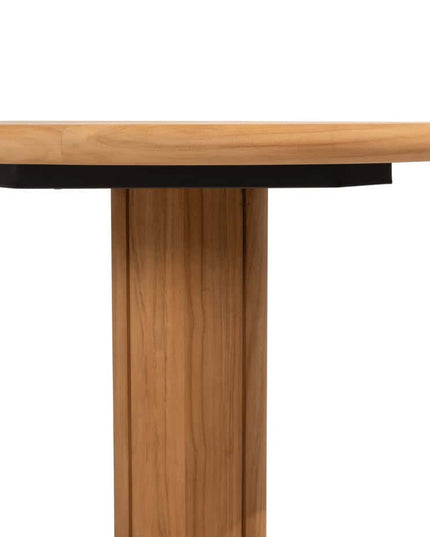 4 Seasons Outdoor Samos dining stoel + Taste 4SO Corsica tafel kiezel-vorm teak 240 cm