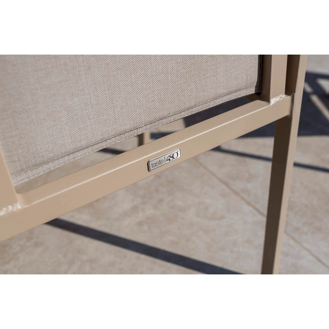 Taste 4SO Cortina dining + Liam eettafel teak 180 x 100 cm