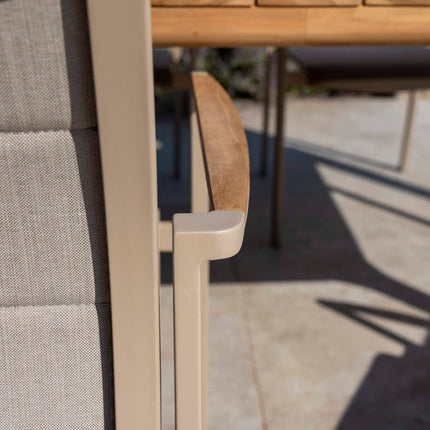 Taste 4SO Cortina dining + Manolo tafel latte met geprint keramiek tafelblad 240 cm